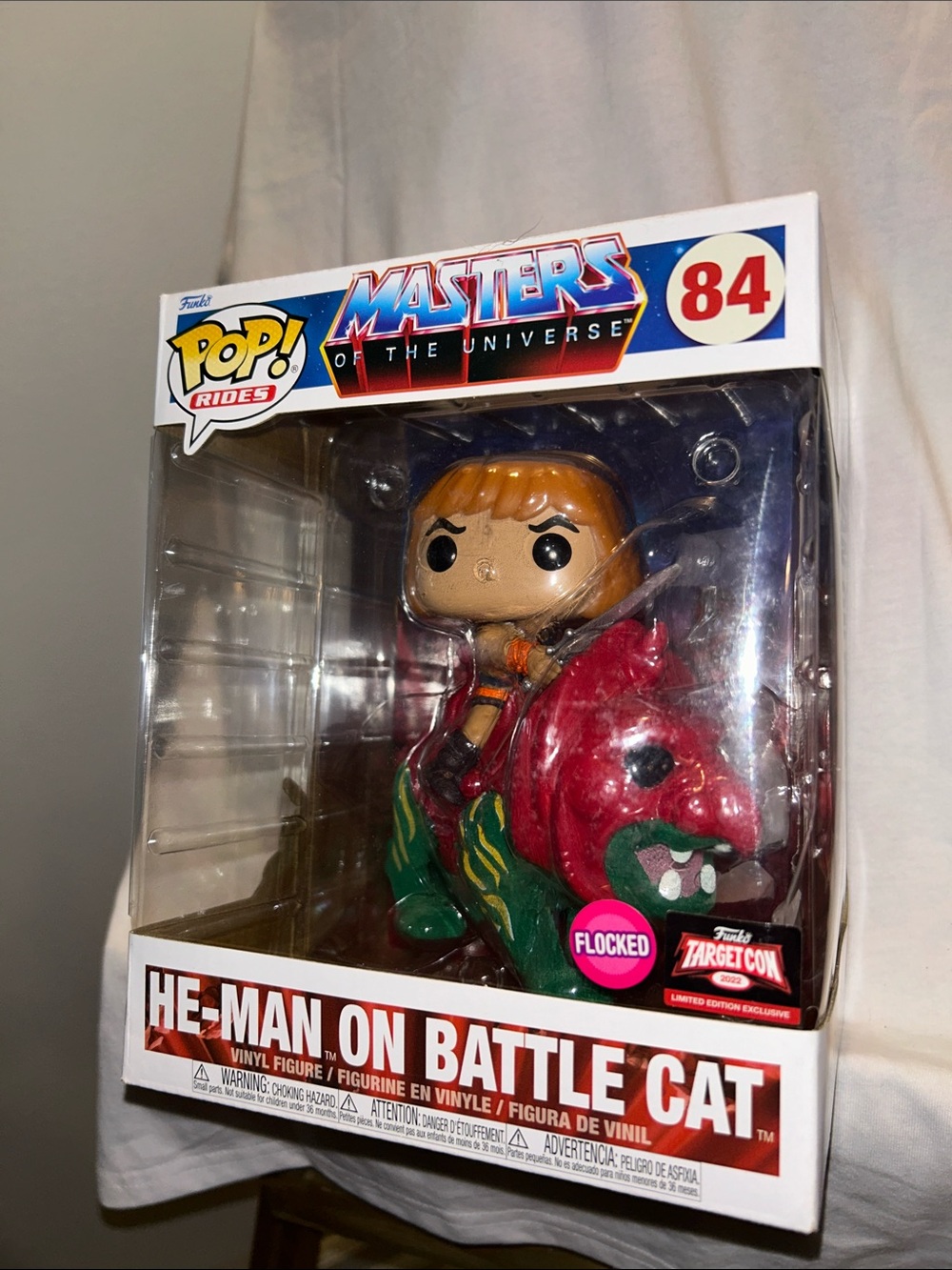 Funko Masters of the Universe He-Man on Red & Green Battle Cat